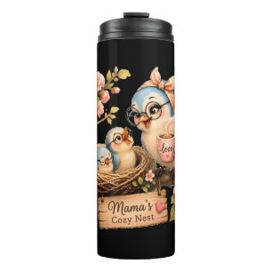 Mama’s Cosy Nest Black Thermal Tumbler