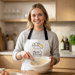 Mama’s Kitchen Lady Chef Personalised Apron