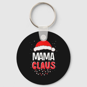 Mama Santa Claus Christmas Matching Costume  Key Ring