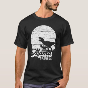 Mama Saurus Dino Mama Dinosaur Family Mama Dino Ma T-Shirt