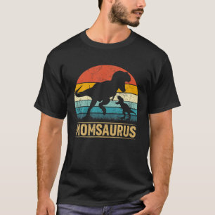 Mama Saurus T Rex Dinosaur Momsaurus Funny Mother' T-Shirt