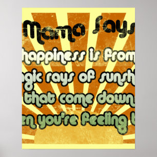 Mama Says... The Waterboy Movie Quote Poster