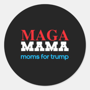 Mama Shirt For Moms For Trump Patriotic 2020 Elect Classic Round Sticker