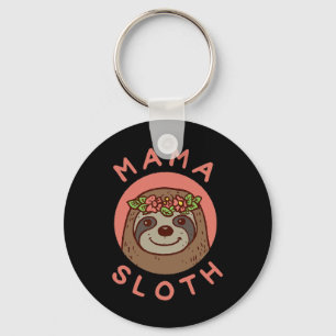 Mama Sloth Cute Gift For Mum From Son Daughter Mot Key Ring