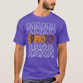Mama Spooky Tee,Mummy Spooky Tee,Spooky Season Hal T-Shirt