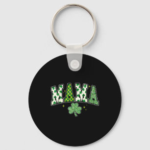Mama st patricks day mum irish shamrock key ring