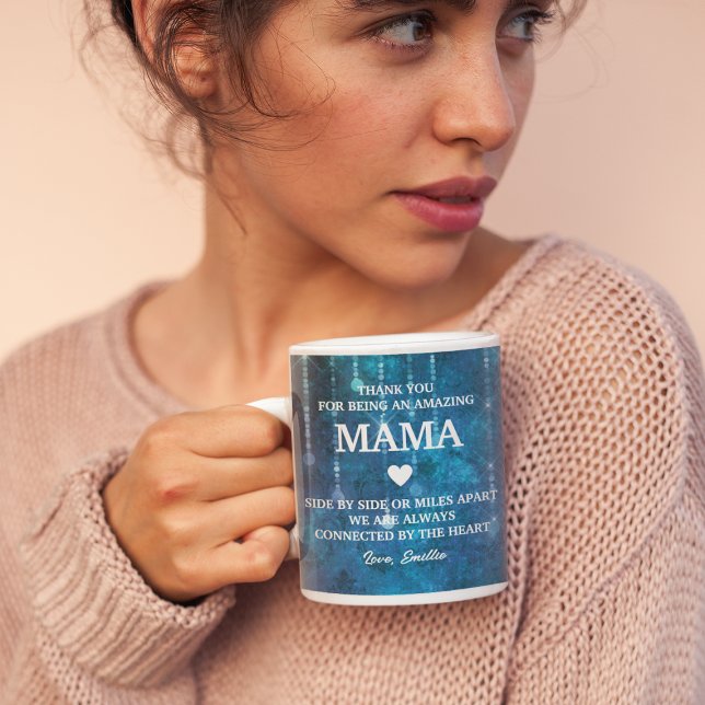 Mama Thank You Heartfelt Message Personalised Coffee Mug (Mama Thank You Heartfelt Message Personalized Coffee Mug
)