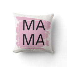 MAMA throw pillow