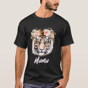 Mama Tiger Big Cats Birthday Party African Animals T-Shirt