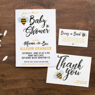 Mama to Bee Baby Shower Invitation