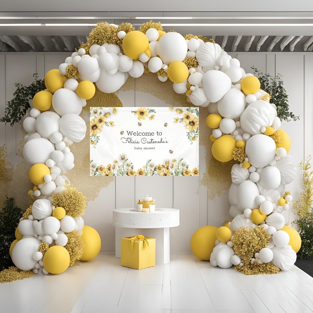Mama to Bee Bumblebee  Baby Shower welcome banner (Creator Uploaded)