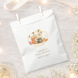 Mama To Bee Teddy Bear Honeycomb Baby Shower Favour Bag
