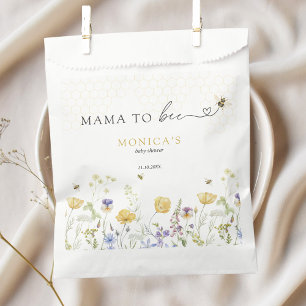 Mama to Bee Wildflower Rustic Garden Baby Shower Favour Bag