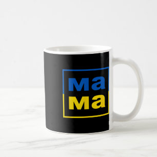 Mama Ukrainian Mom Flag Of Ukraine Proud Mother's  Coffee Mug