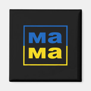 Mama Ukrainian Mom Flag Of Ukraine Proud Mother's  Magnet