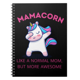 Mama Unicorn Fan Club Notebook