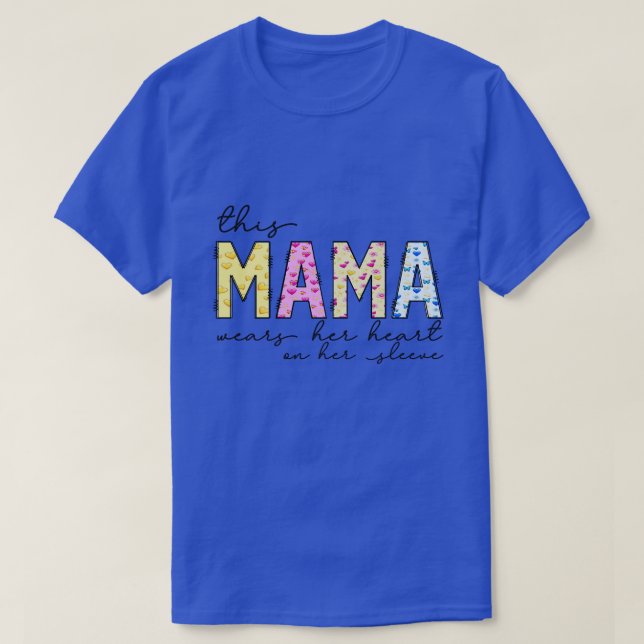 Mama Valentines Day 10 T-Shirt (Design Front)