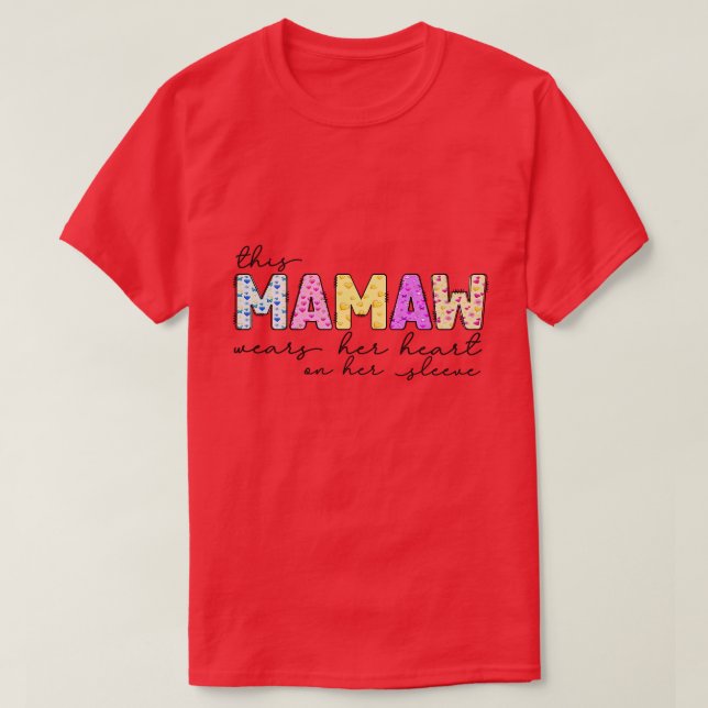 Mama Valentines Day 6 T-Shirt (Design Front)