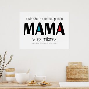 Mama vales millones poster