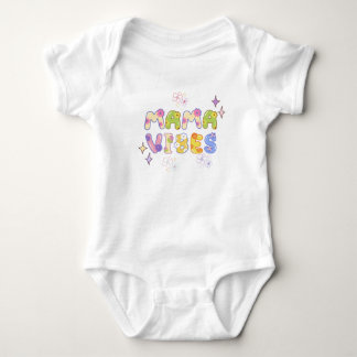 Mama vibes t-shirt baby bodysuit