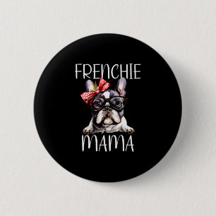 Mama Watercolor French Bulldog Dog Mother's Day Mo 6 Cm Round Badge