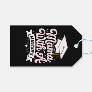 Mama With A Master’s Degree Graduation Mum Gift Tags