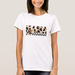 Mama with bear colour t shirt design   Animal colo