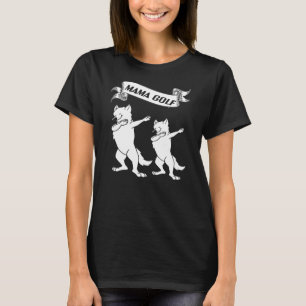 Mama Wolf Family of Wolves  T-Shirt