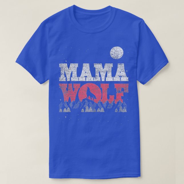 Mama Wolf  T-Shirt (Design Front)