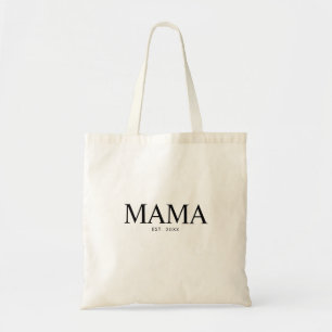 Mama Year Established Tote Bag
