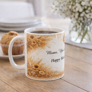 Mama You Are My Sunshine Sunflower Gift Mug