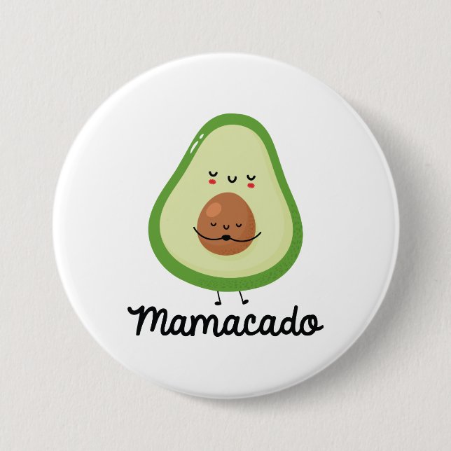 Mamacado 7.5 Cm Round Badge (Front)