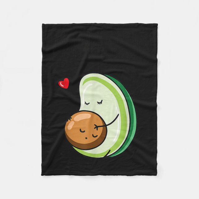 Mamacado Avocado Pregnant Mum Pregnancy Avo  Fleece Blanket (Front)