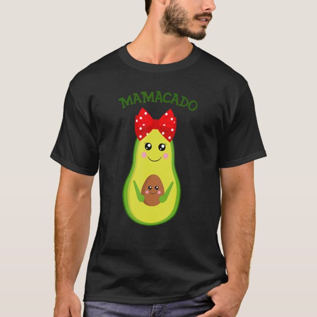 Mamacado Avocado Pregnant Mum Pregnancy Avo T-Shirt (Front)