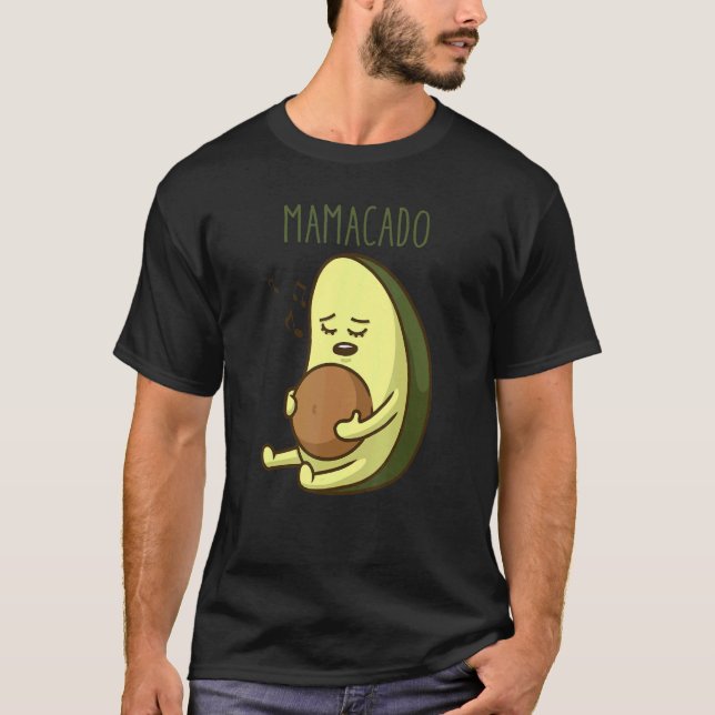 Mamacado Avocado Pregnant Mum Pregnancy Avocado  H T-Shirt (Front)
