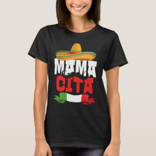 Mamacita Cinco De Mayo Mexican Flag Fiesta Mama C T-Shirt