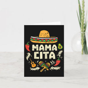 Mamacita Family Cinco De Mayo Matching Couple Mexi Card