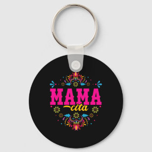 Mamacita First Fiesta Birthday For Women - Cactus Key Ring