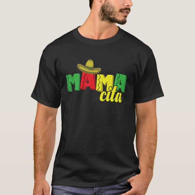 Mamacita Holiday Mexico America USA T-Shirt (Front)