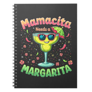 Mamacita Needs a Margarita Cinco De Mayo Party Notebook