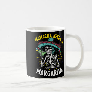 Mamacita needs a margarita funny cinco de mayo coffee mug