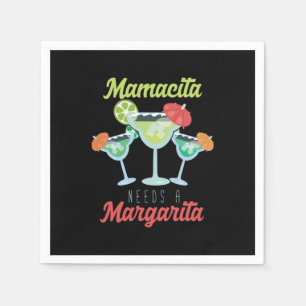 Mamacita Needs A Margarita Mexico Mexican Cocktail Napkin