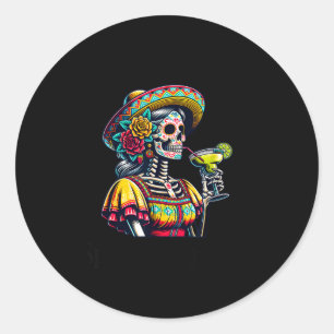 Mamacita Needs A Spicy Margarita Funny Cinco De Ma Classic Round Sticker