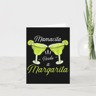 Mamacita Needs Margarita Funny Cinco De Mayo Drink Card