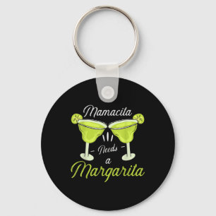 Mamacita Needs Margarita Funny Cinco De Mayo Drink Key Ring