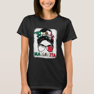 Mamacita Women Mother Day Mexican Flag Mexico Mom T-Shirt