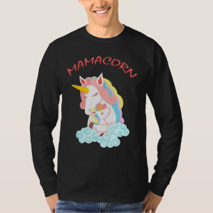 Mamacorn Adorable Unicorn Mum Magical Mother's Day T-Shirt