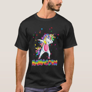 Mamacorn Cute Dabbing Unicorn Mum Baby Motheru2019 T-Shirt