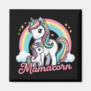 Mamacorn - Funny Cute Unicorn Costume Mum Mother's Magnet