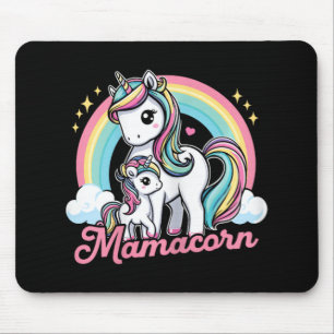 Mamacorn - Funny Cute Unicorn Costume Mum Mother's Mouse Pad